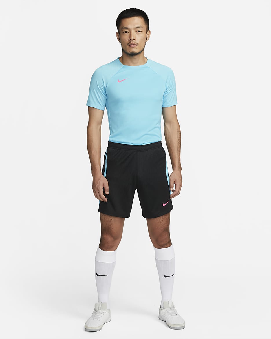 Blue nike football shorts best sale